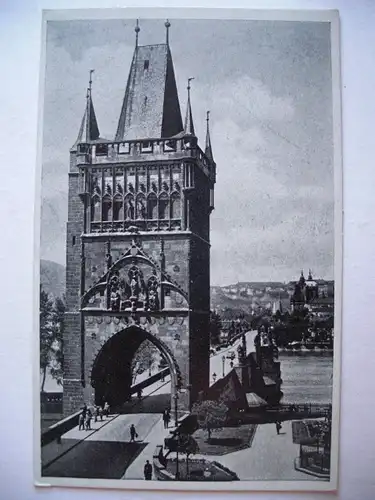 Alte AK Prag Praha Karlsbrücke [R402]