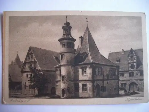 Alte AK Rothenburg Hegereiterhaus [R79]