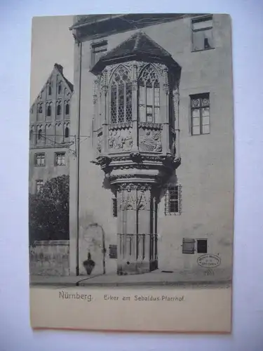 Alte AK Nürnberg Sebaldus Pfarrhof [B70]