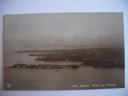 Alte AK Lindau Blick vom Pfänder [B76]