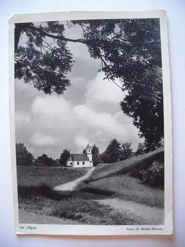 Alte AK Unbekannte Kapelle im Allgäu [B83]