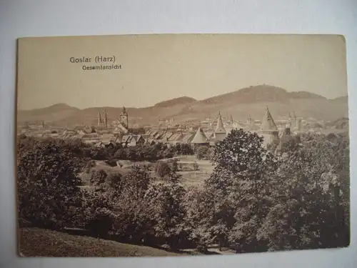 Alte AK Goslar Gesamtansicht [B209]