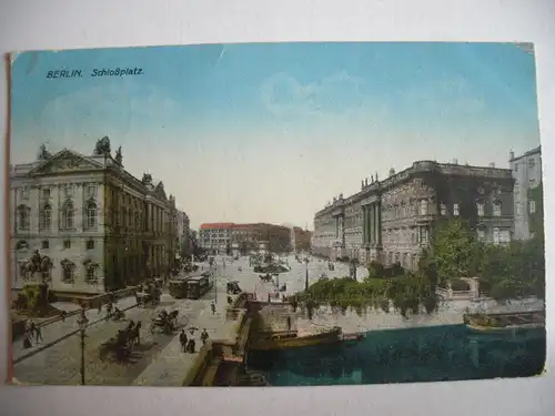 Alte AK Berlin Schloßplatz 1916  [B279]