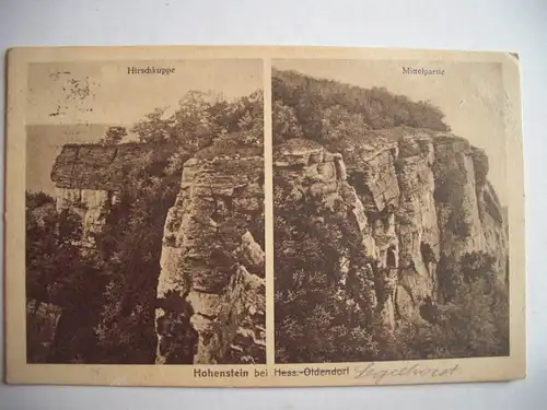 Alte AK Hohenstein bei Hess. Oldendorf [B301]