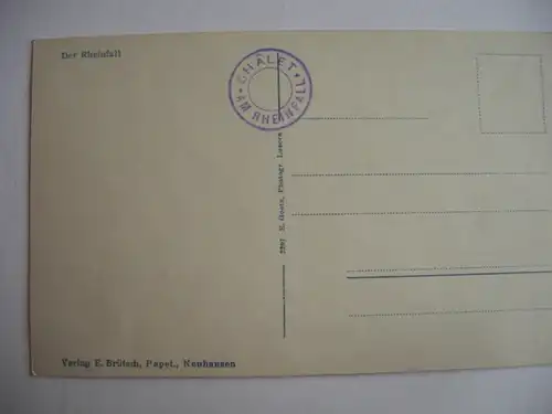 Alte AK Der Rheinfall [B9]