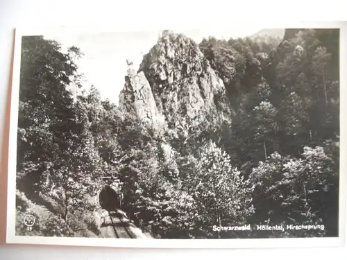 Alte AK Schwarzwald Höllental Hirschsprung [B11]