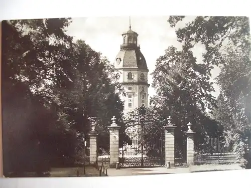 Alte AK Karlsruhe Schloßturm Fasanengarten Tor [B13]