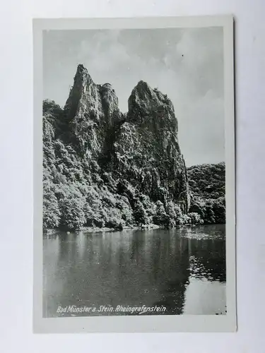 Alte AK Bad Münster am Stein Rheingrafenstein [aO1011]