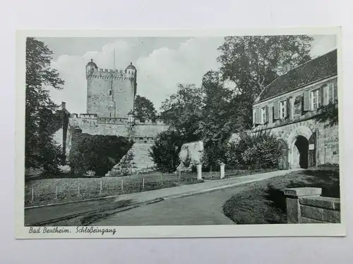 Alte AK Bad Bentheim Schloßeingang [aO1040]
