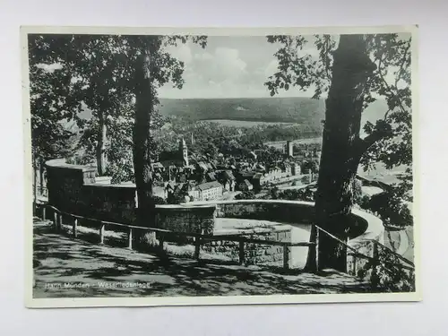 Alte AK Hann. Münden Weserliedanlage [aO1064]