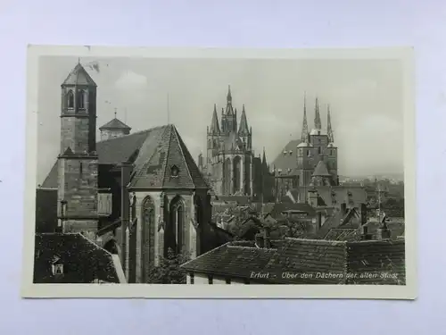 Alte AK Erfurt Über den Dächern… [aO1110]