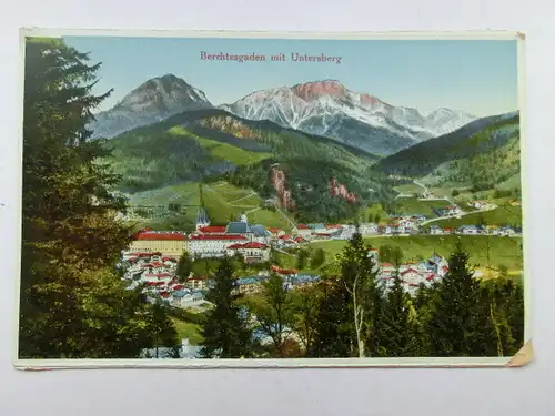 Alte AK Berchtesgaden mit Untersberg [aO1130]