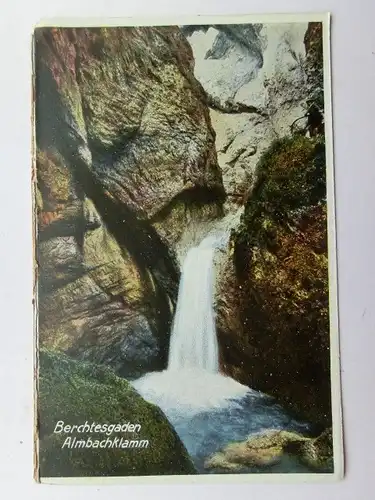 Alte AK Berchtesgaden Almbachklamm [aO1137]