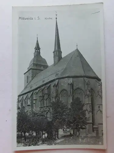 Alte AK Mittweida Sachsen Kirche [aO17]