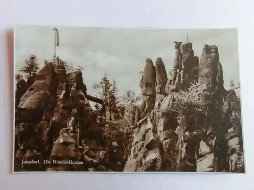 Alte AK Jonsdorf Nonnenklunzen [aO64]