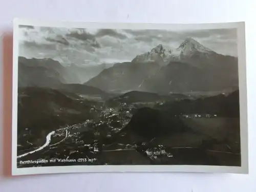 Alte AK Berchtesgaden Watzmann [aO101]