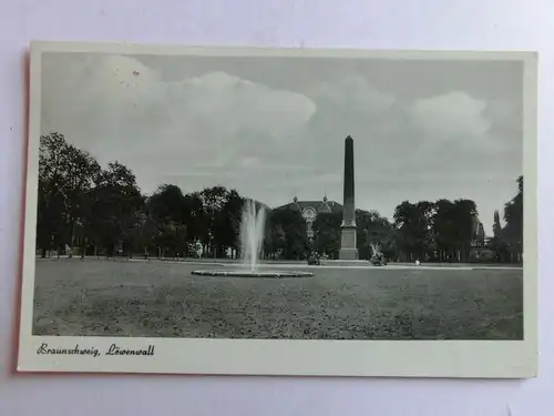 Alte AK Braunschweig Löwenwall [aO131]