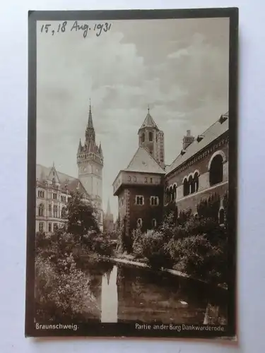 Alte AK Braunschweig Partie Burg Dankwarderode [aO134]