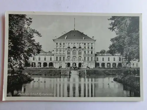 Alte AK München Schloß Nymphenburg [aO150]