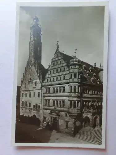 Alte AK Rothenburg Tauber Rathaus [aO173]