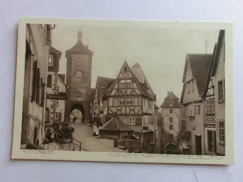 Alte AK Rothenburg Plönlein [aO188]