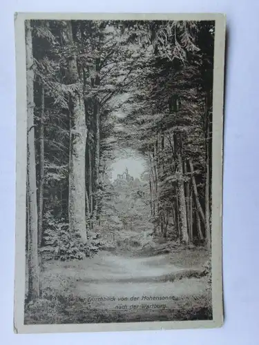 Alte AK Eisenach von der Hohen Sonne n. d. Wartburg [aO221]