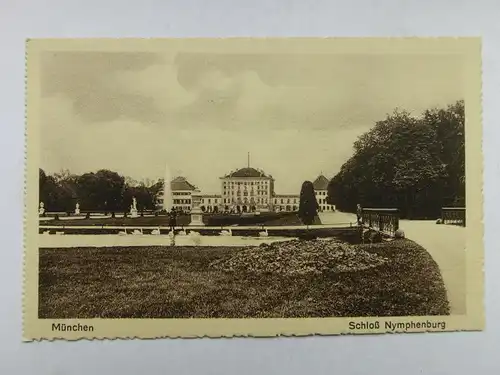 Alte AK München Schloß Nymphenburg [aO240]