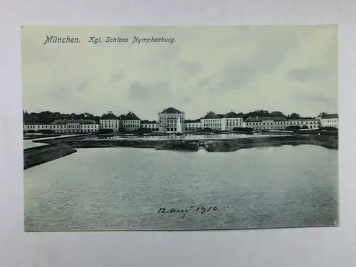 Alte AK München Schloß Nymphenburg [aO241]