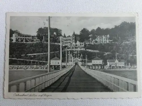 Alte AK Ostseebad Sellin Rügen 1943 [aT744]