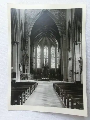 Originalfoto Foto Marburg 13 x 18 cm Ulm Ulmer Münster Innen [aT754]