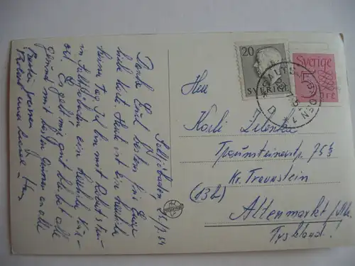 Alte AK Parti av Saltsjöbaden Flyfoto Fliegeraufnahme [A1275]