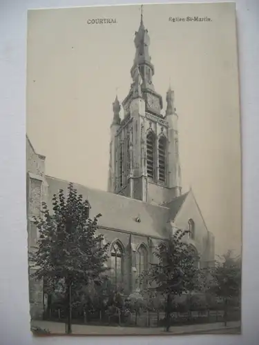 Alte AK Courtrai  Eglise St. Martin Kortrijk [A1276]