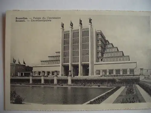 Alte AK Brüssel Bruxelles Palais du Centenaire [A1283]