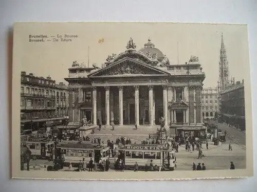 Alte AK Brüssel Bruxelles La Bourse Börse [A1287]