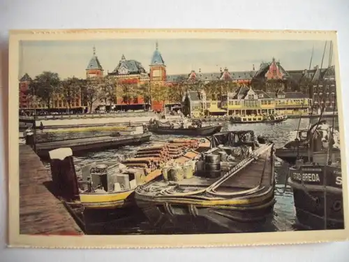 Alte AK Amsterdam Prins Hendrikkade met … [A1305]