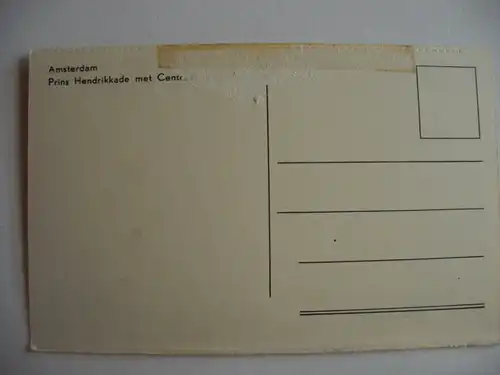 Alte AK Amsterdam Prins Hendrikkade met … [A1305]