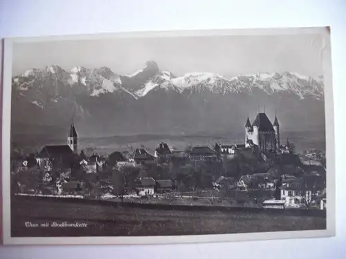 Alte AK Thun mit Stockhornkette [B314]