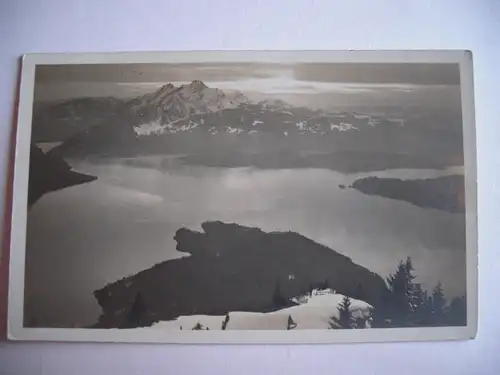 Alte AK Blick vom Rigi Känzeli gegen Pilatus [B319]