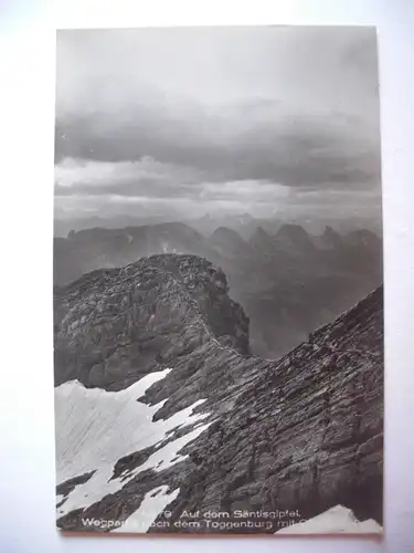 Alte AK Säntisgipfel Wegpartie Toggenburg … [B336]