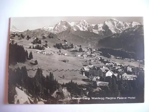 Alte AK St. Beatenberg Waldegg Regina Palace Hotel [B338]