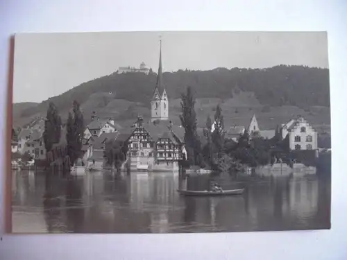 Alte AK Fotokarte Stein am Rhein [B342]