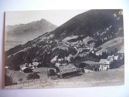 Alte AK St. Beatenberg Waldegg Spirenwald Niesen [B345]