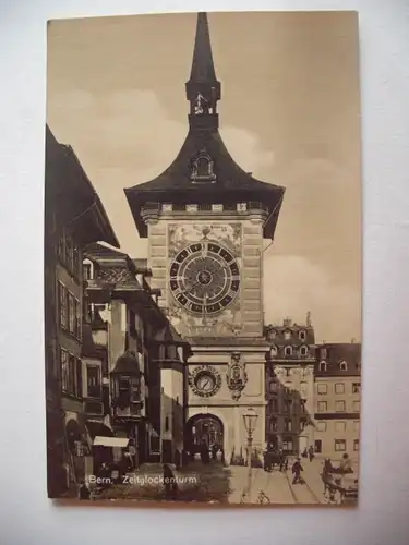 Alte AK Bern La Tour de L’Horologe Zytglogge Uhrturm [B347]