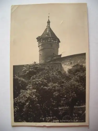 Alte AK Schaffhausen Munot Munoth [B352]