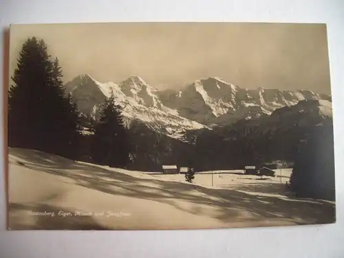 Alte AK St. Beatenberg Eiger Mönch Jungfrau [B353]