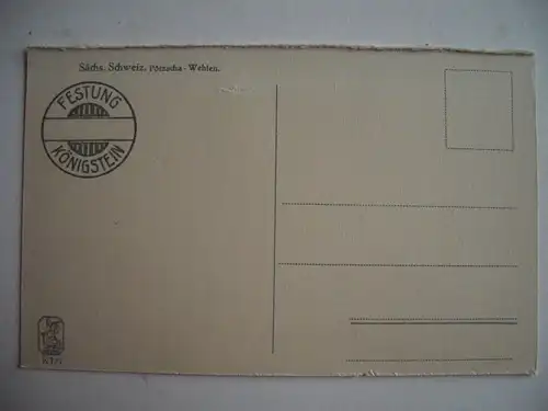 Alte AK Pötzscha Wehlen Sächsische Schweiz [B419]