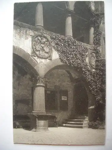 Alte AK Heidelberg Partie vom gläsernen Saalbau [B38]