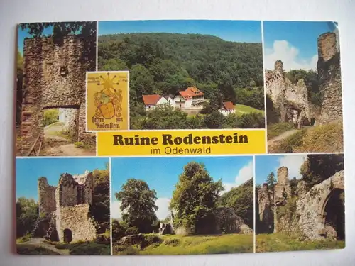 Alte AK Ruine Rodenstein Odenwald [aB12]