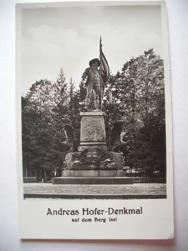 Alte AK Andreas Hofer Denkmal Innsbruck Berg Isel [aB17]
