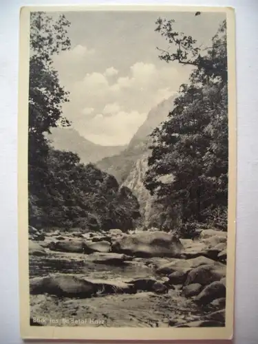 Alte AK Bodetal Harz [aB23]